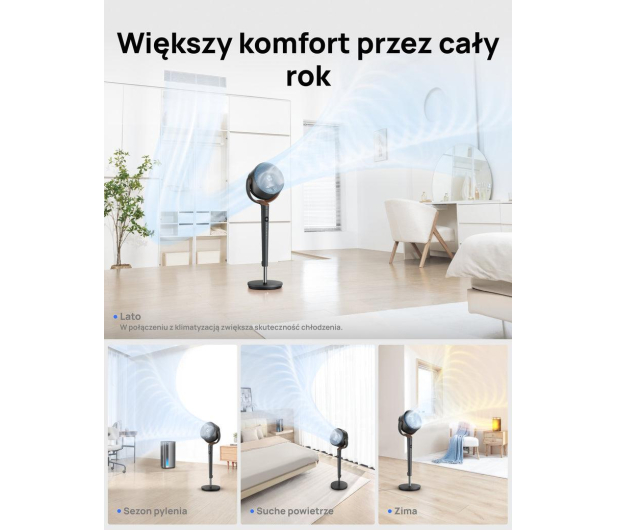 DREO Wentylator Dreo TurboPoly™ Fan 512 - 1549955 - zdjęcie 4